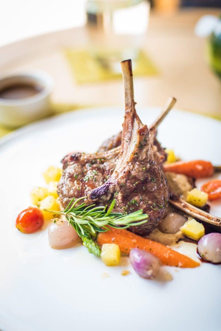 A Culinary Symphony: Herb-Crusted Lamb Chops with Roasted Vegetables 4 A Culinary Symphony: Herb-Crusted Lamb Chops with Roasted Vegetables