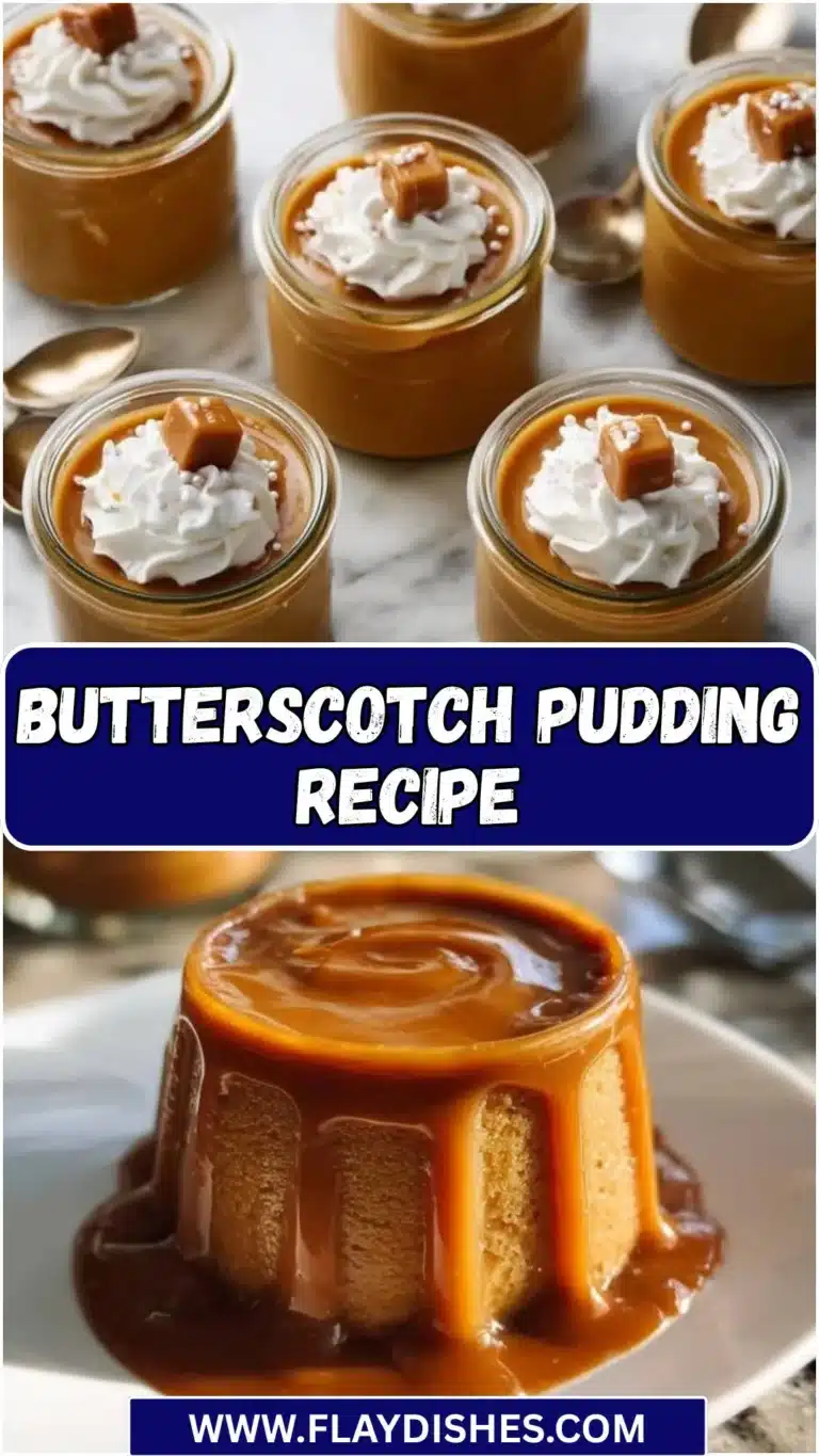 Butterscotch Pudding 8 Delicious homemade Butterscotch Pudding served in a dessert bowl
